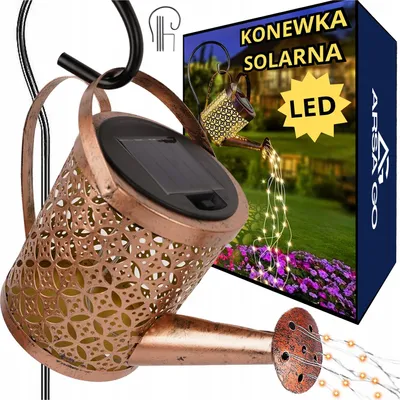 Zdjęcie produktu dla SOLARNA Lampa OGRODOWA Led KONEWKA XXL ZEWNĘTRZNA Z Czujnikiem Mocna