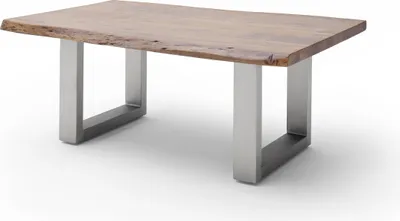 Produktbild von Couchtisch >CARTAGENA< in Akazie massiv walnussfarben - 110x45x70 (BxHxT)