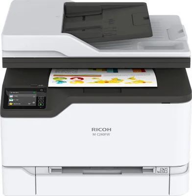 Obrázek produktu pro RICOH M C240FW 4 v 1 Barevná laserová multifunkční tiskárna bílá