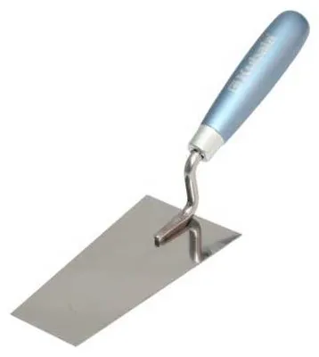 Obrázek produktu pro KUBALA - stavební lžíce trapézová nerezová 80x140x55mm - dřevěná rukojeť