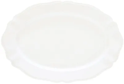 Image de Assiette de service en porcelaine Perle White