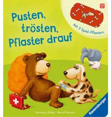 Produktbild von Pusten, trösten, Pflaster drauf!