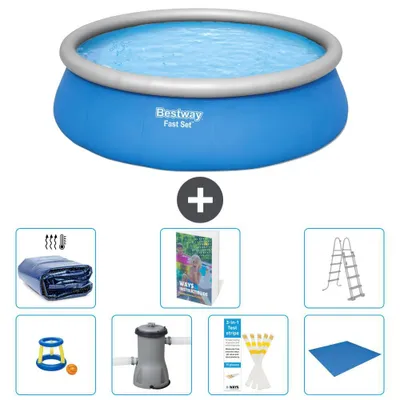 Immagine prodotto di Bestway Fast Set, piscina rotonda - 457x122 cm - 6 pezzi, modello S394
