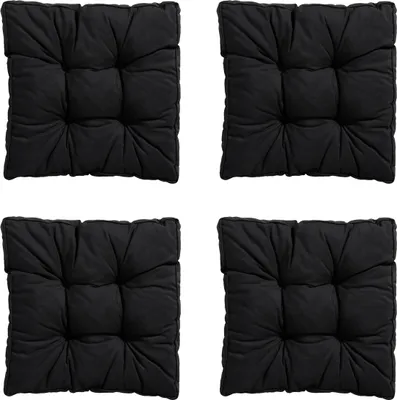 Produktbild von Madison - Sitzkissen Florance Panama schwarz - Ca. 47x47 cm - 4er-Set