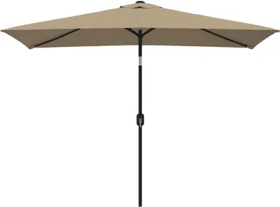 Produktbild von vidaXL Sonnenschirm mit Metall-Mast 300x200 cm Taupe