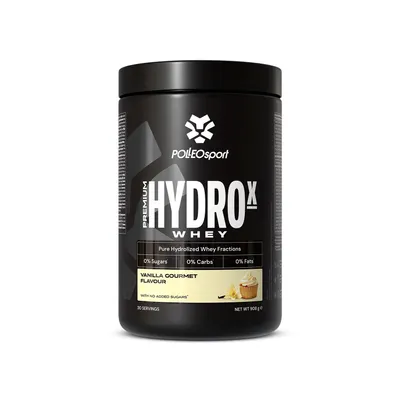 Produktbild von Polleo Premium HydroX Whey, 908 g - Vanilla Gourmet