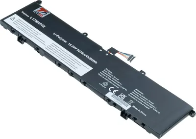 Produktbild von T6 Power Akku für Lenovo ThinkPad X1 Extreme Gen 2 20QW, Li-Poly, 15,36 V, 5235 mAh (80 Wh), schwarz