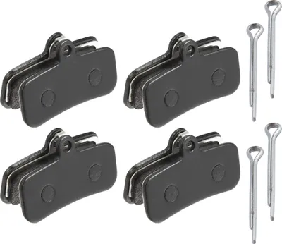 Produktbild von 4 Paar Fahrrad Bremsbeläge Scheibenbremsbeläge Halb Metall Bremsbeläge mit Geteilter Stift für SHIMANO Saint