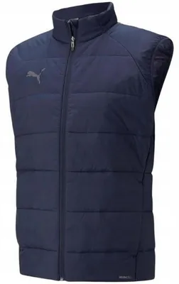 Produktbild von Puma - "Team Liga" Weste für Herren PP3590 (M) (Dunkles Marineblau)