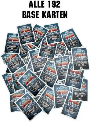 Produktbild von FAMOV1 - Spar 8 - ALLE 192 Base Karten - Deutsch - Star Wars Force Attax - Movie Cards