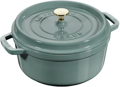 Image de Staub Cocotte, Rond 24 cm - Eucalyptus