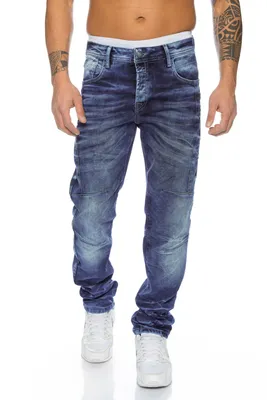 Produktbild von Cipo & Baxx Herren Jeans BJ2860 Blau, W36/L34