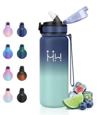 Immagine prodotto di Borraccia termica in acciaio inossidabile da 750 ml, thermos con cannuccia, borraccia termica