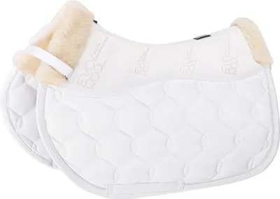 Produktbild von Eskadron Basics Glossy Evo-Wool Schabracke, Größe:Vielseitigkeit, Farbe:white