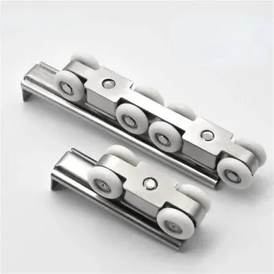 Produktbild von 2-teiliges Set für Schiebetürrollen mit 4/8 Rädern