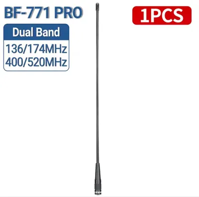 Image de Antenne Baofeng BF-771 PRO, connecteur SMA, radio bi-bande VHF/UHF, compatible avec les marques Baofeng, Quansheng, Kenwood, Puxing, HYT, TYT, Linton, Weirwei, Wouxun, longueur : 38 cm