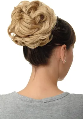 Produktbild von WIG ME UP Haarteil Dutt Haarrose Buschig Goldblond-Hellblond-Mix Q840-611B