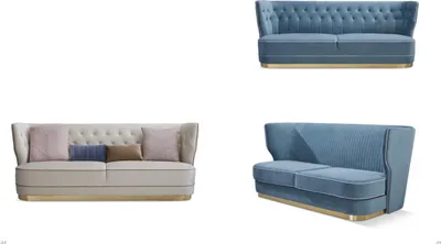 Produktbild von Sofa Couch 265cm Polster Sofas 4 Sitzer Textil big xxl Wohnzimmer Couchen Leder