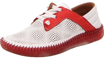 Produktbild von Manitu Schnürhalbschuhe in weiss/weiss kombi, Gr. 41