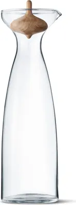 Produktbild von Georg Jensen ALFREDO CARAFE GLASS OAK WOOD, 0.9L 3586205