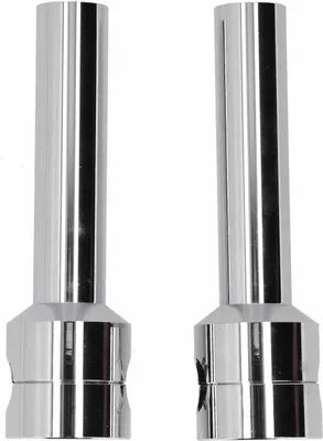 Zdjęcie produktu dla 2szt. 25mm Zestaw adapterów do mocowania wsporników kierownicy ze stopu aluminium Modyfikacja motocyklaChrom
