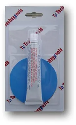Produktbild von Newplast PVC-Pool- und Wannenreparatur-Kit mit Flicken und Kleber - 2915