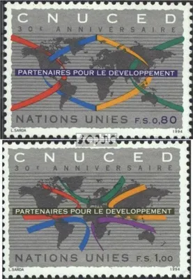 Produktbild von Briefmarken UNO - Genf 1994 Mi 259-260 (kompl.Ausg.) postfrisch 30 Jahre UNCTAD