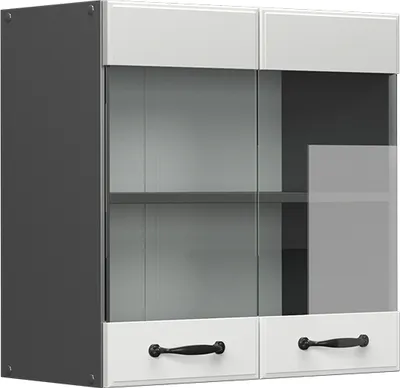 Produktbild von Küchenglasschrank Vicco R-Line Weiß Landhaus 60 cm, Model 37841