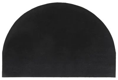 Produktbild von vidaXL Fußmatte Natur Halbrund 40x60 cm Kokosfaser Getuftet