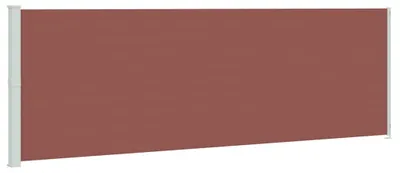 Zdjęcie produktu dla vidaXL Wysuwana markiza boczna 200x600 cm brązowa