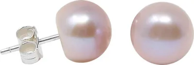 Ohrstecker-aus-Perlen-und-925-Silber-creme-lila