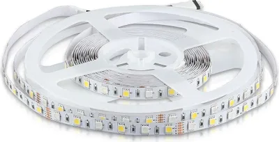 Obrázek produktu pro V-TAC SMD5050 300LED RGBW IP20 8W/m VT-5050 60-IP20-8 6500K+RGB 357lm LED pásek