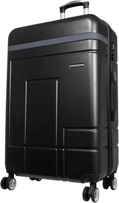 Produktbild von Großer Reisekoffer Genf 90 L Hartschale Trolley ABS schwarz