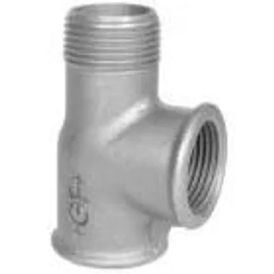 Productafbeelding van Georg Fischer T-stuk, figuur 134, 1/2 inch, verzinkt, 1 stuk.