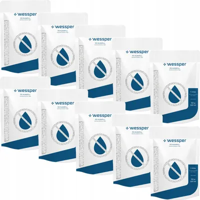 Image de Wessper 10 pièces P3 Humifill Absorbeurs d'humidité jetables 150 g – Efficace contre l'humidité et les odeurs de renfermé