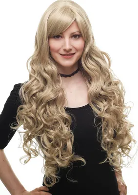 Produktbild von WIG ME UP Perücke gemischt Blond lang Lockenpracht 3264-613L18