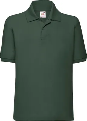 Image de Fruit of the Loom - Polo "65/35" pour enfants RW10132 (152-158) (Vert bouteille)