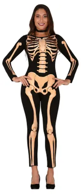 Produktbild von Skelett Kostüm für Damen, Größe:L