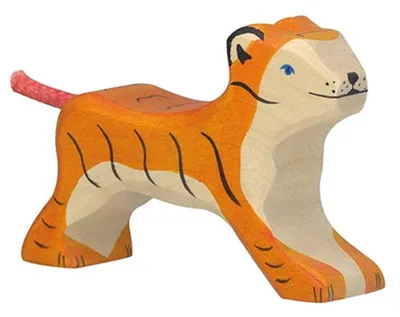 Obrázok produktu pre HOLZTIGER drevený tiger - malý, bežiaci