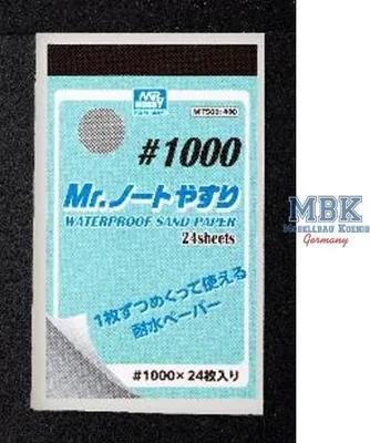 Immagine prodotto di GUNZE GSMT503 Carta abrasiva impermeabile Mr Waterproof grana #1000