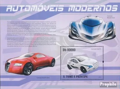 Produktbild von Briefmarken Sao Tome e Principe 2010 Mi Block 749 (kompl. Ausgabe) postfrisch Moderne Autos