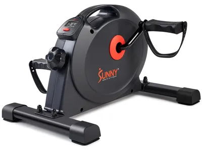 Obrázek produktu pro Sunny Health & Fitness, mini-bike s funkcemi chytrého zařízení, pedálový trenažér pro ruce a nohy