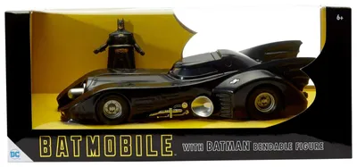 Obrázek produktu pro Batmobil s ohebnou figurkou Batmana (76 mm), standardní akční figurka
