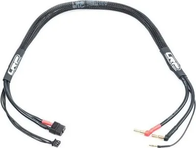 Produktbild von Ladekabel 60cm 2S LiPo HARDCASE von XT60 auf P4/5 inklusive Balancierstecker. XH