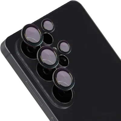 Produktbild von Glas für die Kamera mit Applikator für Galaxy S26 Ultra, Bizon Glass Snap Lens, 1 Set, Schwarzer Rahmen