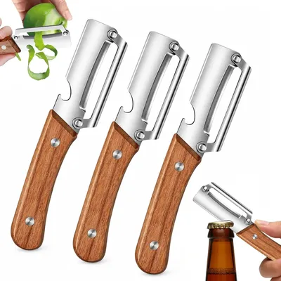3-teiliger Gemüseschäler 3-in-1 mit Edelstahlklinge