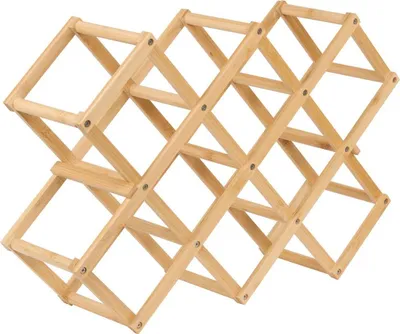 Produktbild von Bambus-flaschenregal klappbar 10 flaschen - 5 five simply smart