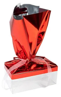 Produktbild von Folientopper Metallic Rot 30,5x63,5 cm (25 Stück) [MT4R]