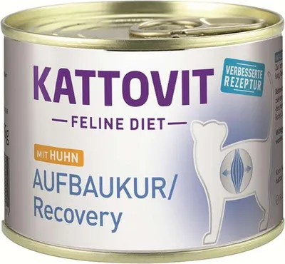 Produktbild von Kattovit - Feline Diet Aufbaukur/Recovery 12x185g  |  Huhn