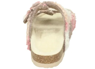 Produktbild von Dr. Brinkmann Damen Hausschuh Teddy Flausch Pantolette Schurwolle 320057, Größe:39 EU, Farbe:Rosa